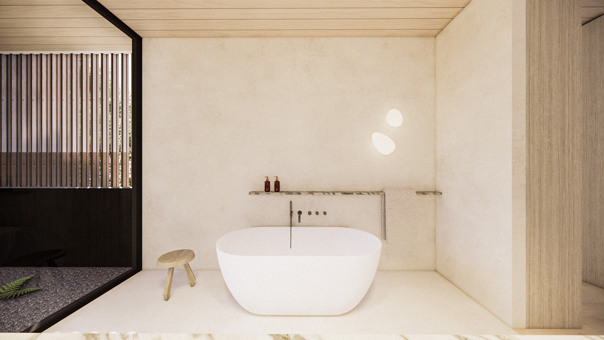 bathroom of white gold residence whistler